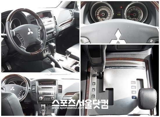 미쓰비시 SUV 파제로 내부 디자인