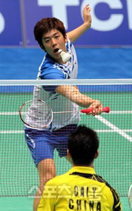 이용대-하정은조가 2012 런던올림픽 배드민턴 혼합복식에서 8강 진출에 실패했다. / 스포츠서울 DB