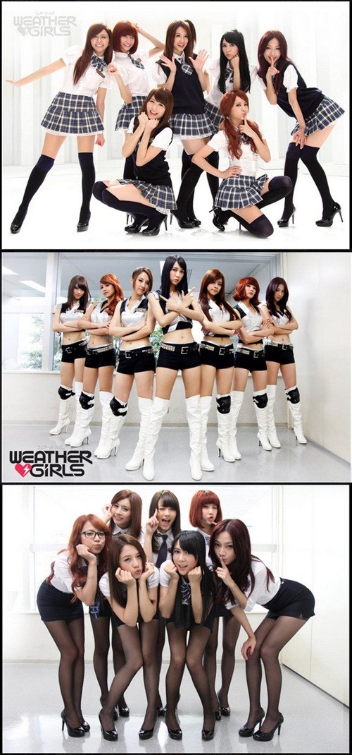 대만 걸그룹 웨더걸스가 기존 멤버 38명 중 7명을 추려 일본 데뷔를 준비 중이다./웨더걸스