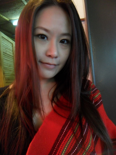 가슴 공약을 발표한 대만 작가 신시아./신시아 블로그 캡처