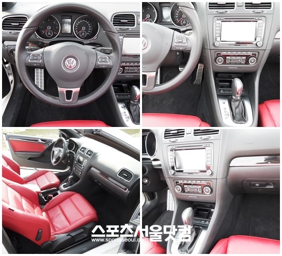 골프 카브리올레 내관