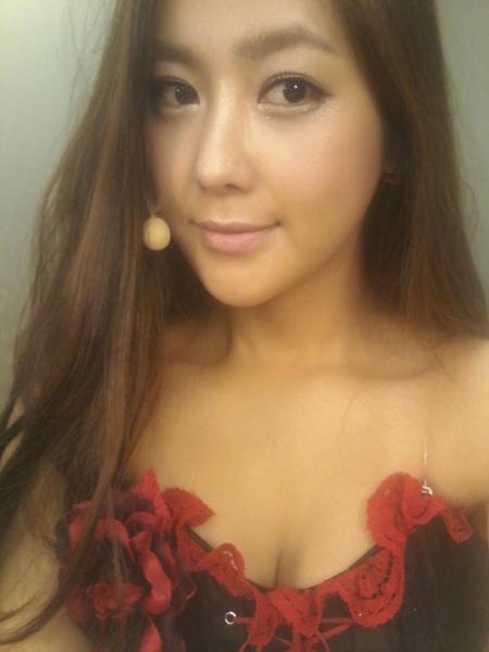 컴백 무대에 선 뒤 소감을 밝힌 가수 솔비./솔비 트위터