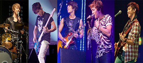 FT아일랜드 멤버들이 오랜만에 국내 팬들 앞에서 신나는 공연을 꾸몄다. /FNC 제공