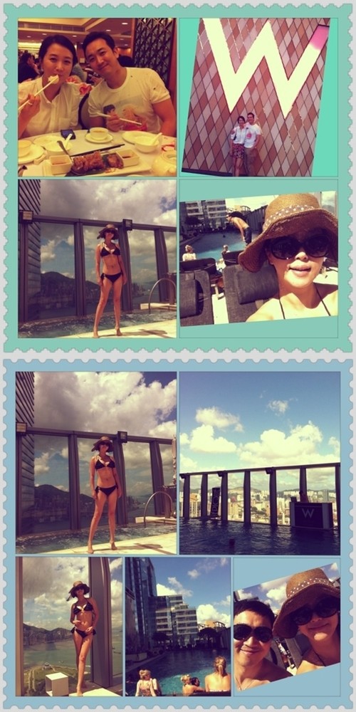 조향기가 홍콩으로 여름 휴가를 다녀온 사진들을 공개했다./ 조향기 트위터