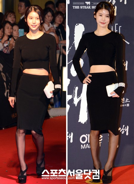 배우 오인혜가 7일 서울 여의도 IFC몰에서 열린 영화 광해, 왕이 된 남자 VIP시사회 및 레드카펫 행사에서 레드카펫을 밟고 입장하고 있다. /노시훈 기자