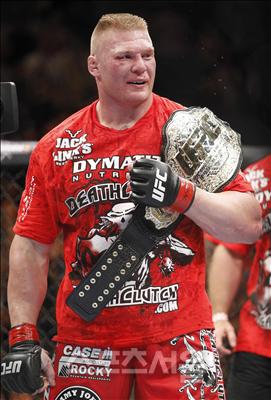 UFC 명예의 전당 헌액 여부에 대한 이야기가 나오고 있는 브록 레스너. / 스포츠서울 DB