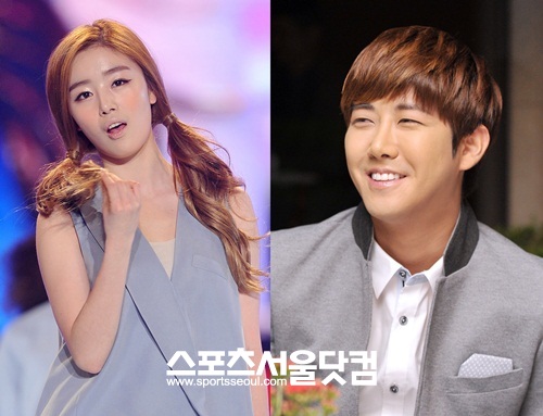 추석특집 녹화에서 서로에 대한 애정표현을 한 한선화(왼쪽)와 광희./더팩트DB