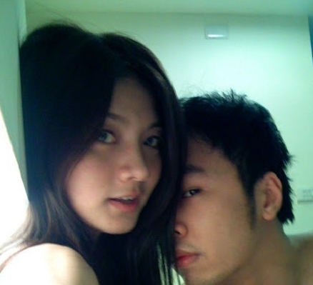 나체 사진이 유출된 매기 우(왼쪽)와 리쫑루이./온라인 커뮤니티 캡처