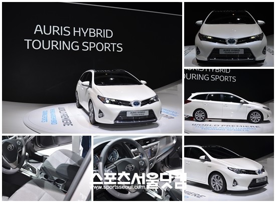 도요타는 27일(현지시각) 2012 파리모터쇼에서 오리스 투어링 스포츠를 세계 최초로 공개했다. /황준성 기자