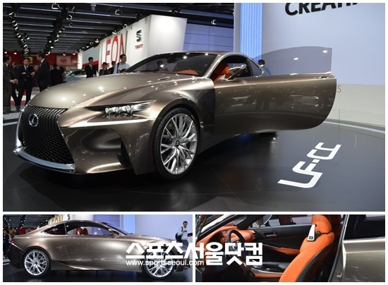 렉서스는 27일(현지시각) 2012 파리모터쇼에서 콘셉트카 LF-CC를 세계 최초로 했다.