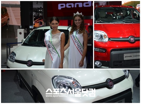 피아트는 27일(현지시각) 2012 파리모터쇼에 세계 최초로 판다 4x4를 선보였다.