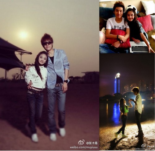24세 가수 장무이가 12세 모델 미키와 열애 중임을 밝혀 논란이 일었다./웨이보 캡처