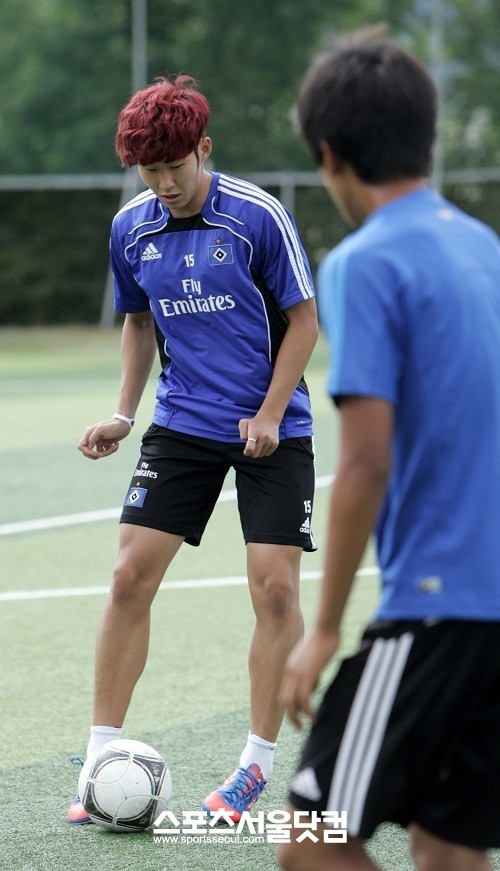 올 여름 골키퍼와 일대일 상황에 대한 집중 훈련을 해 온 손흥민.