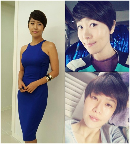 배우 김지영이 다이어트 후 날씬해진 몸매를 공개했다./김지영 트위터