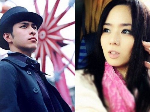 아오이 소라(오른쪽)가 대만 배우 판즈웨이와 열애설에 휩싸였다./영화 지하철 스틸사진, 웨이보 캡처