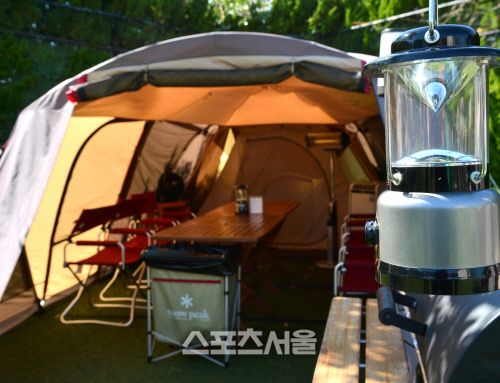 캠핑의 기분을 즐길 수 있는 제주신라 글램핑