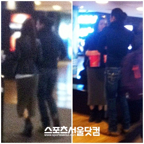 극장 데이트에 나선 두 사람은 팔짱을 끼는 등 여느 연인과 다를 것 없이 다정한 분위기를
 연출하고 있다.