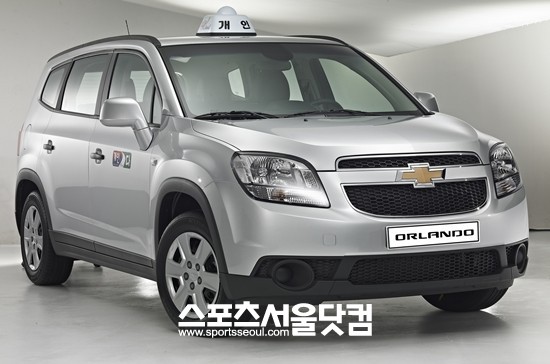 한국지엠이 29일부터 신형 RV 택시 올란도 LPGi의 사전계약을 실시한다.