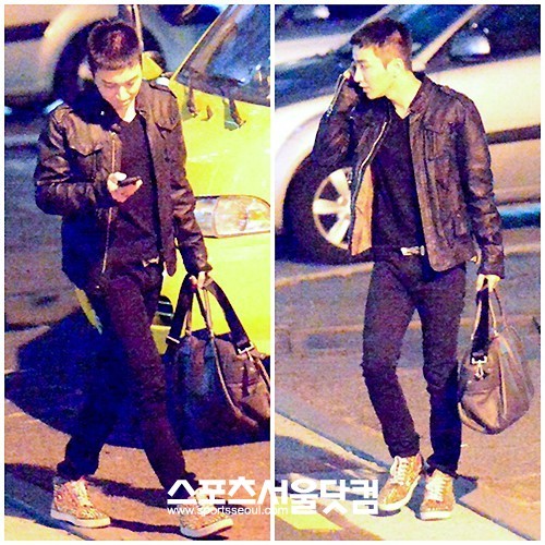 이특이 세련된 올 블랙 패션과 짧은 머리로 남자다운 매력을 과시하고 있다./문병희 기자