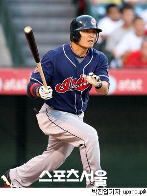 골드글러브 최종 후보에 오른 클리블랜드 추신수./ 스포츠서울 DB