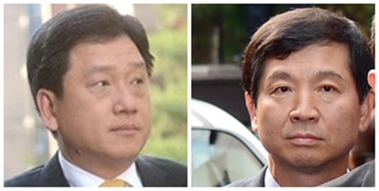 이명박 대통령의 내곡동 사저 부지 의혹 사건을 수사중인 이광범 특별검사(사진 왼쪽)와 이 대통령의 아들 시형씨의 변호인인 이동명 변호사(오른쪽)가 팽팽한 기싸움을 벌이고 있다. / 더팩트 DB