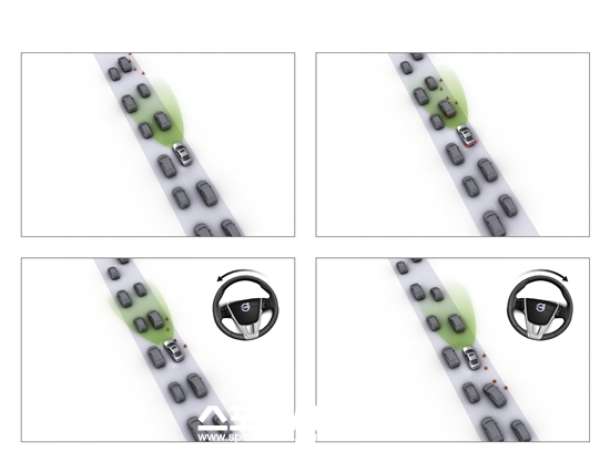 볼보자동차는 5일 교통 정체 시 보다 안전한 운전을 할 수 있도록 도와주는 교통정체 지원 시스템을 공개했다.