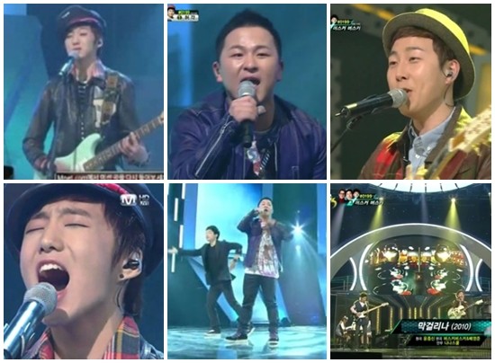 인상깊은 무대를 펼쳐 시청자들에게 존재감을 각인시킨 참가자들. 왼쪽부터 강승윤, 허각, 버스커버스커. / Mnet슈퍼스타K 방송 캡처.