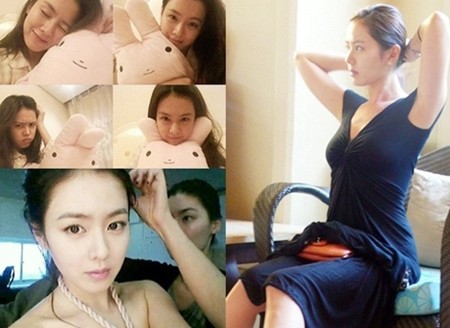 손예진 일상생활 셀카/ 출처=온라인 커뮤니티