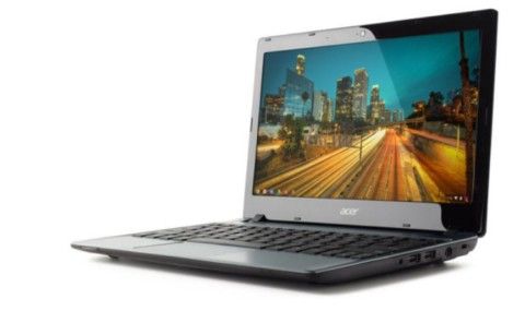 구글이 에이서와 손잡고 199달러 저가 크롬북을 출시했다. /이미지 캡처