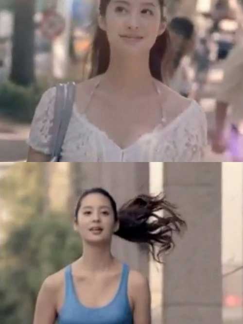 오는 12월 대만에서 열리는 마라톤 대회 광고 속 모델이 국내 최고 미녀배우 김태희와 닮았다. / 유튜브 영상 캡처