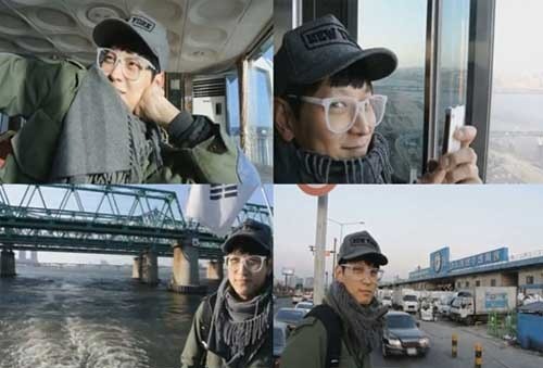 배우 강동원이 12일 소집해제 기념으로 서울 나들이 영상을 공개했다. / 유튜브 영상 캡처