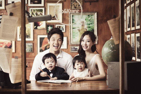 2010년 남아공월드컵부터 매해 아기를 얻은 정성룡은 2남 1녀의 아빠로 행복하게 살고 있다./ studio WONKYU+ 제공