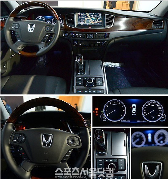 에쿠스 페이스리프트는 디자인은 물론 첨단 편의사양을 대거 적용해 실내 공간의 변신을 꾀했다.