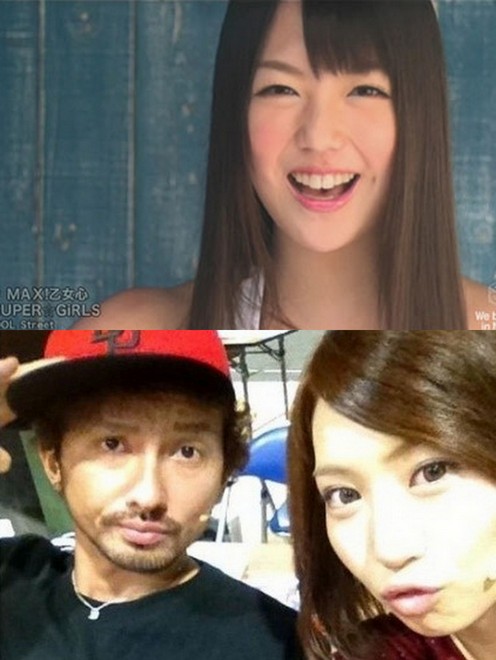 아이돌 그룹 멤버인 슈퍼걸스의 카노 카에데(위)와 AKB48의 마스다 유카(아래 오른쪽)가 충격적인 스캔들로 팬들에게 실망을 안겼다./슈퍼걸스 뮤직비디오, 마스다 유카 블로그 캡처