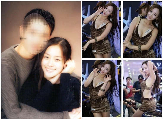 배우 김태희의 과거 사진(왼쪽)과 레이싱 모델 이예빈/온라인 커뮤니티, 이예빈 트위터