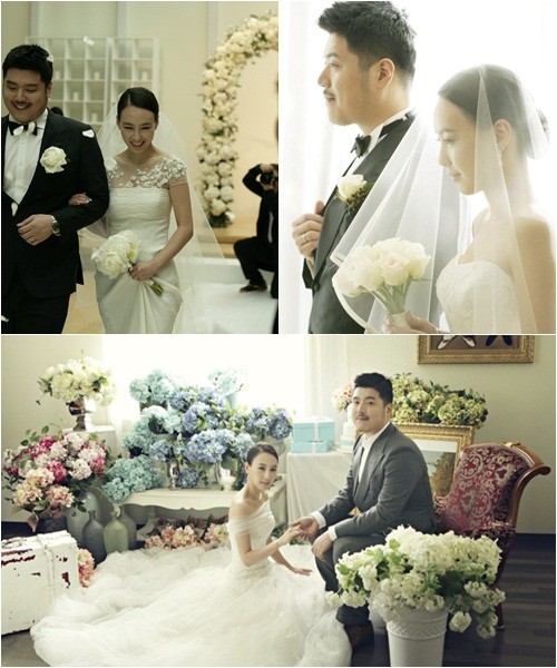 브라운아이드소울 영준이 미모의 여성과 웨딩마치를 울려 화제다./산타뮤직 제공