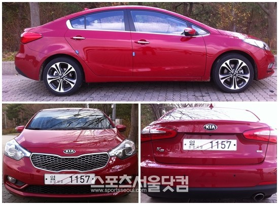 기아자동차 준중형 K3 외관.