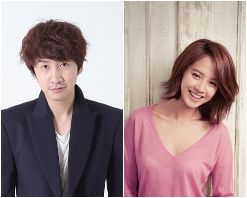 배우 이광수(왼쪽)와 송지효가 목소리 연기에 도전한다./아담스페이스 제공