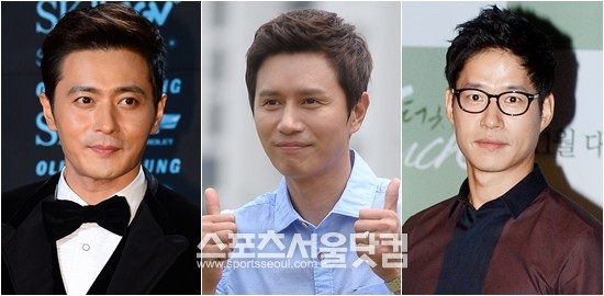 40대 꽃중년의 활약 변하지 않는 잘생긴 외모로 여성 시청자들을 울리고 웃긴 40대 꽃중년 스타들. 왼쪽부터 장동건, 김민종, 유준상. / 더팩트 DB