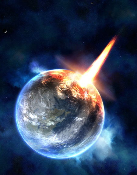 과학자들 사이에서 소행성이 지구와 충돌하는 2029년, 지구가 멸망할 수도 있다는 주장이 제기됐다./영화 딥임팩트 국외 스틸컷