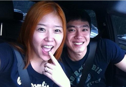 신지(왼쪽)가 유병재와 헤어진 뒤 쏟아지는 억측에 불편한 심기를 드러냈다. /신지 트위터