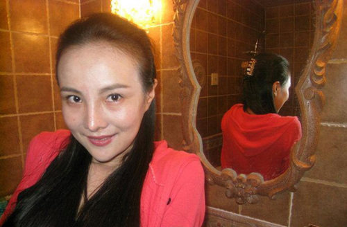 간루루의 민낯 사진이 공개되자 네티즌의 조롱이 이어졌다./웨이보 캡처