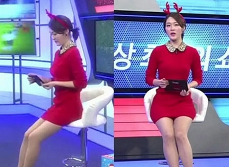 하버드대학 출신 신아영 아나운서가 새로운 축구 여신으로 화제를 모으고 있다. / SBS ESPN EPL 리뷰 캡처