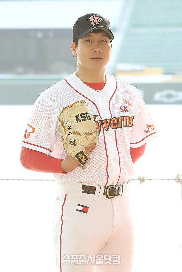 2011년 LG에서 방출된 민경수는 절치부심한 끝에 2012년 말 SK 입단에성공했다. / SK 와이번스 제공