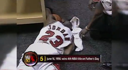 농구황제마이클 조던의 50번째 생일을 맞아 팬들의 투표에 의해 결정된 조던의 명장면 베스트5가 공개됐다. /유튜브 영상 캡처