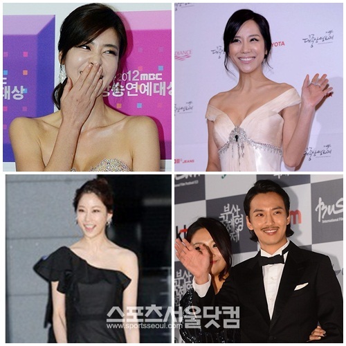 보다 나은 연예계 활동을 위해 과감하게 이름을 바꾼 스타들. 김규리, 조하랑, 김남길, 유리아(왼쪽 위 시계방향).