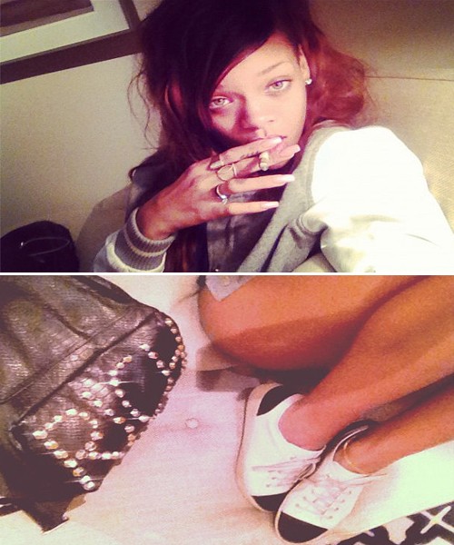 리한나가 인스타그램에 올린 사진이 네티즌들에게 비난을 받고 있다. / 리한나 인스타그램