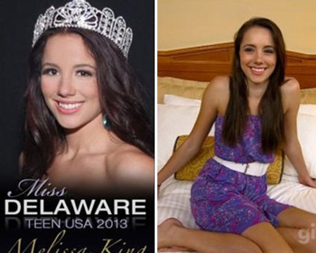 미인대회 우승자 18세 소녀가 야동 출연 의혹 때문에 왕관을 반납했다. / 국외 온라인 커뮤니티 캡처