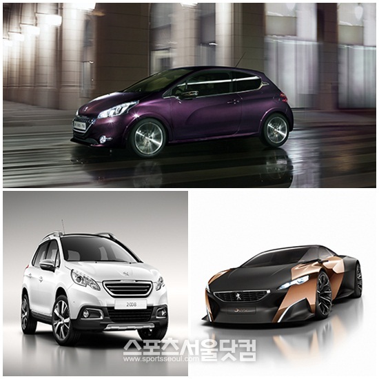 4일 푸조의 한국 공식 수입원인 한불모터스가 스위스 제네바에서 열리는 2013 제네바모터쇼에서 2008 양산형 모델을 비롯해 모두 31개의 모델을 전시한다고 밝혔다. 푸조 208XY(위쪽부터 시계방향), ONYX, 2008