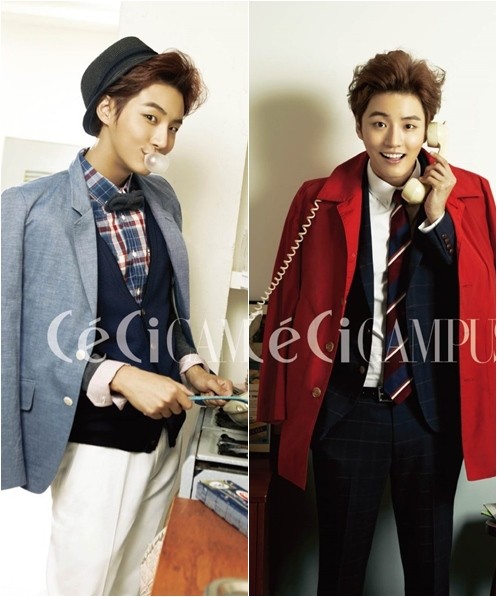 배우 윤시훈이 쎄씨 캠퍼스 화보를 통해 상큼한 매력을 발산했다. / 쎄시캠퍼스 캡처